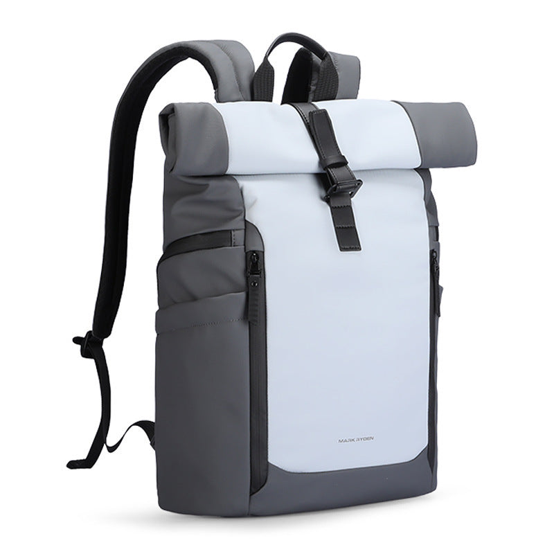 Oxford cloth commute backpack, view 7 - MRSLM