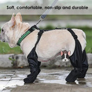 adjustable waterproof dog shoes, view 3 - MRSLM