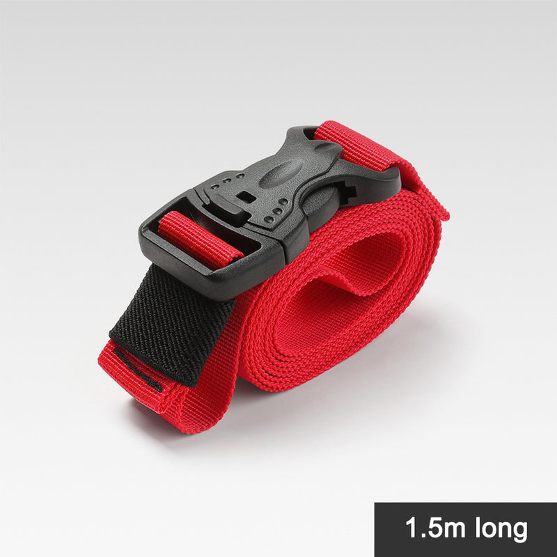 nylon cargo tie down strap with cam buckle, view 2 - MRSLM