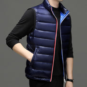 men's thick goose down vest, view 5 - MRSLM