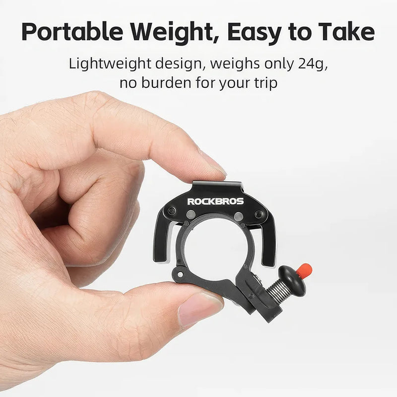 compact safety bicycle bell, view 8 - MRSLM