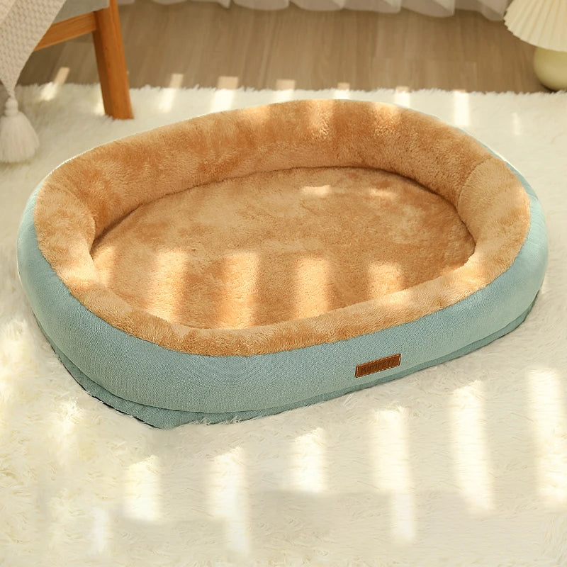 non-slip cotton pet bed, view 4 - MRSLM