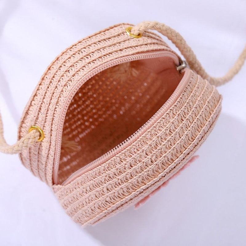 rattan shoulder bag, view 10 - MRSLM