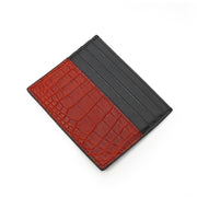 genuine leather card holder wallet, view 5 - MRSLM