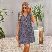 Floral short sleeve dress - MRSLM