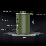 portable rechargeable nano air pump, view 10 - MRSLM