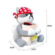 2-in-1 cute car tissue box and trash can, view 7 - MRSLM