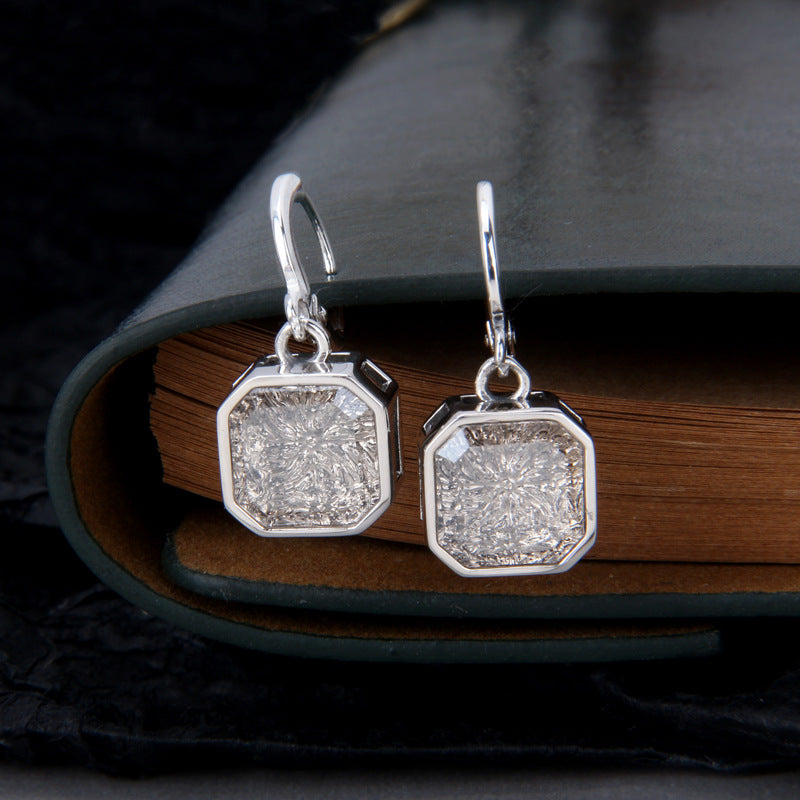 brown sterling silver earrings, view 4 - MRSLM