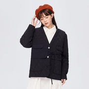 mid-length women's winter coat, view 3 - MRSLM
