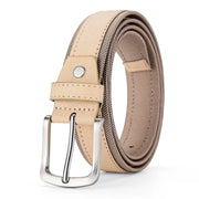 men's suede belt with Oxford fabric strap, view 2 - MRSLM
