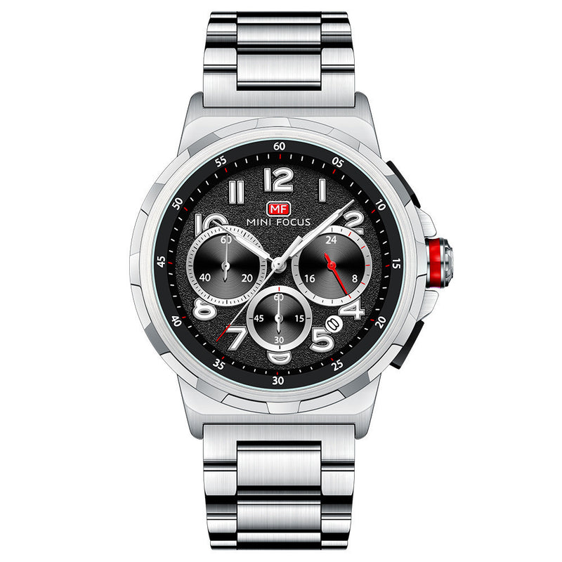 men's business quartz watch, view 4 - MRSLM