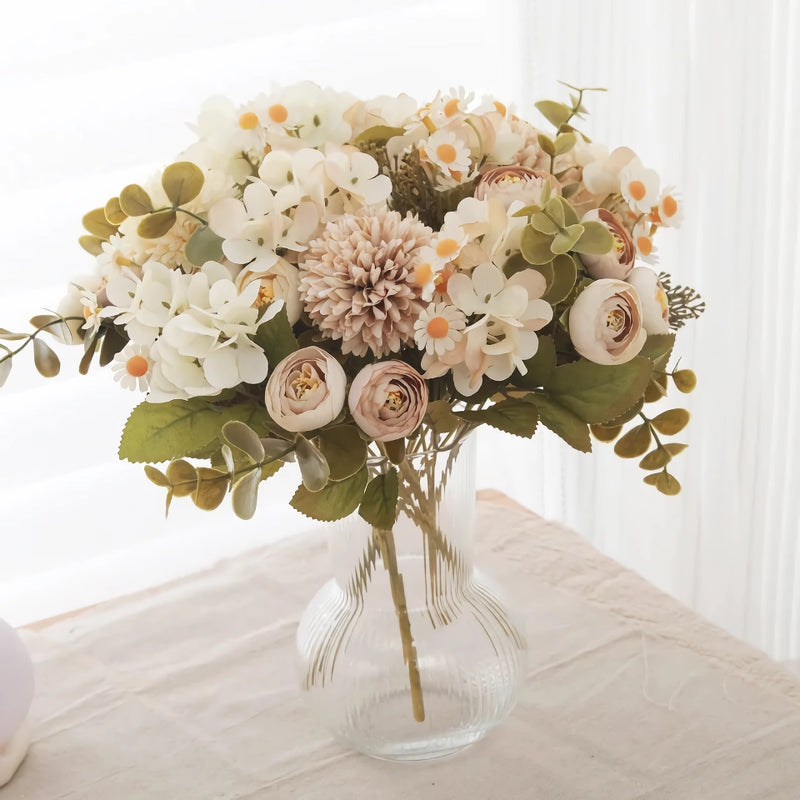 artificial silk rose bouquet, view 11 - MRSLM