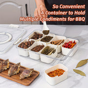 portable snack organizer box with compartments, view 8 - MRSLM