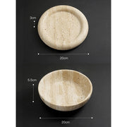 travertine serving tray, view 9 - MRSLM