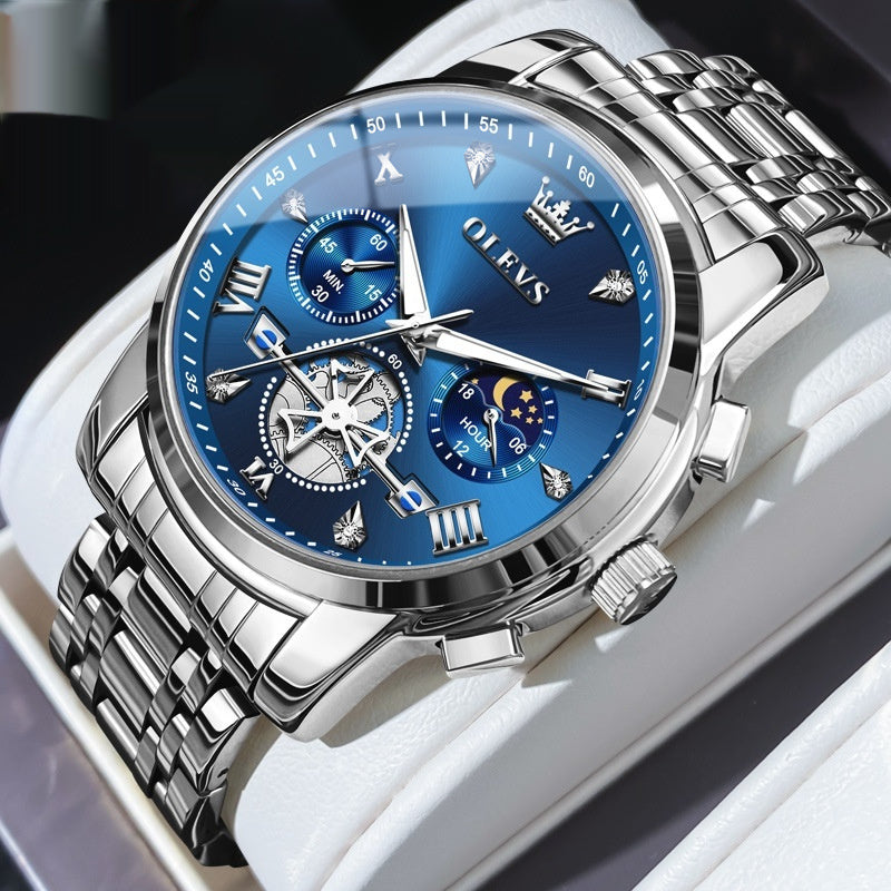 Multifunction quartz watch, view 5 - MRSLM