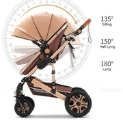 5-in-1 foldable baby stroller, view 7 - MRSLM