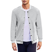 men's baseball uniform flight jacket, view 4 - MRSLM