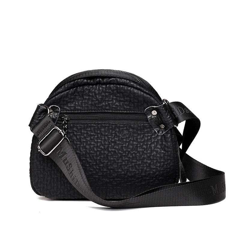 Women's genuine leather crossbody bag, view 6 - MRSLM