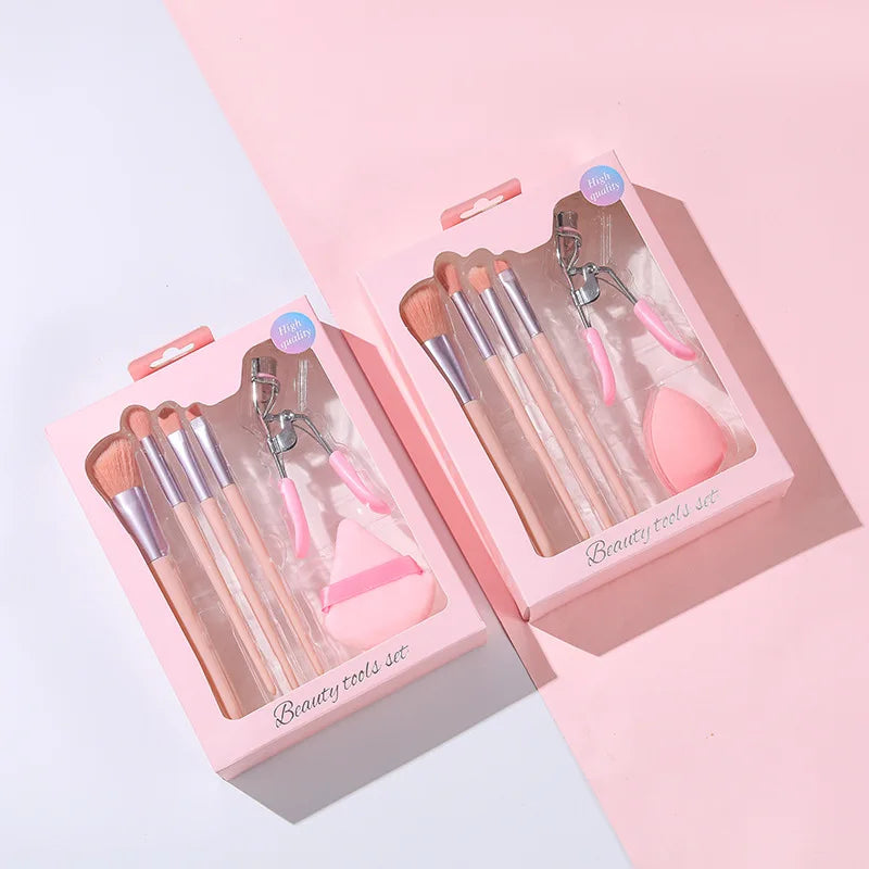 6-piece makeup brush set, view 6 - MRSLM