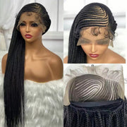Long straight lace dreadlocks wig, view 5 - MRSLM