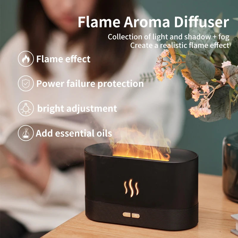 aromatic flame diffuser and ultrasonic humidifier, view 4 - MRSLM