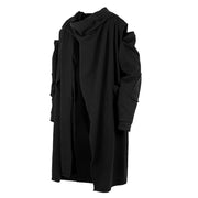 men's loose hooded work top, view 7 - MRSLM