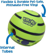 interactive giggle ball dog toy, view 4 - MRSLM