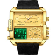 men's large dial quartz watch, view 6 - MRSLM