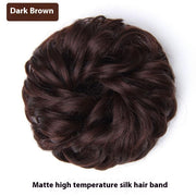 fluffy bun hair band wig, view 8 - MRSLM