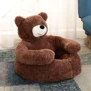 plush dog kennel bed, view 9 - MRSLM