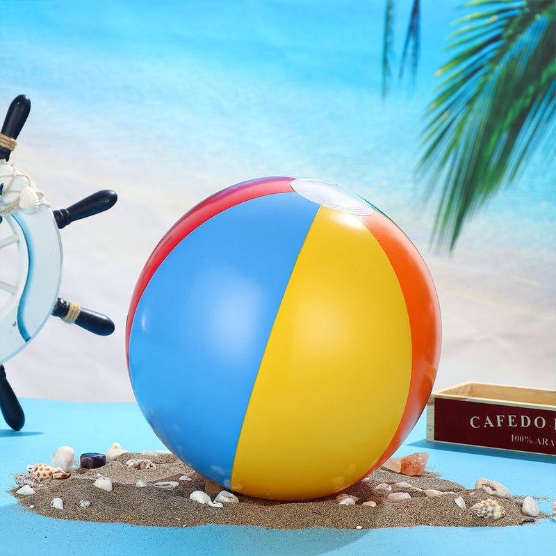 colorful inflatable beach ball, view 7 - MRSLM