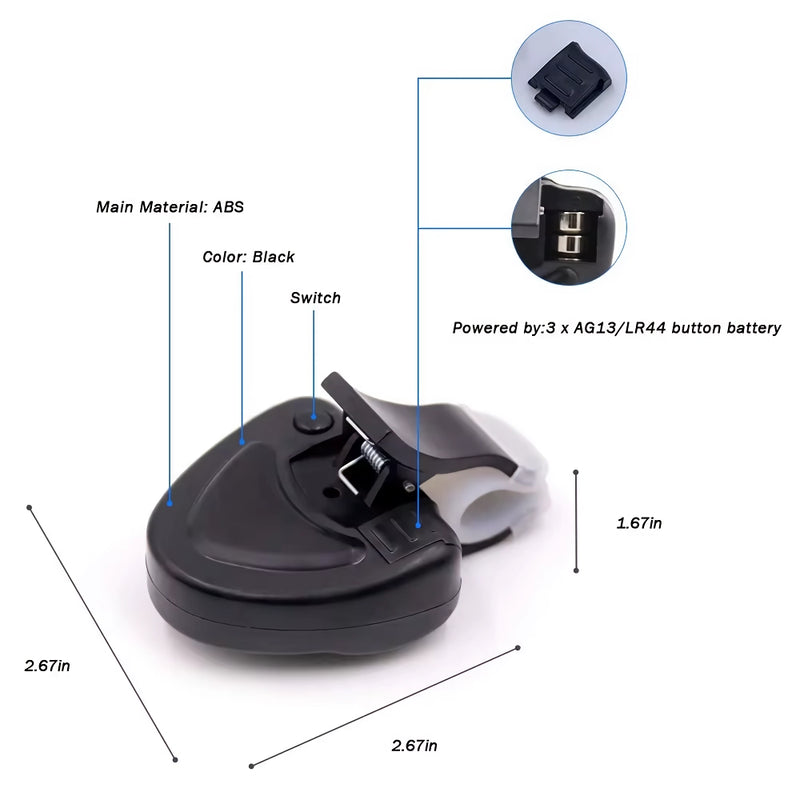 electronic fishing bite alarm, view 7 - MRSLM