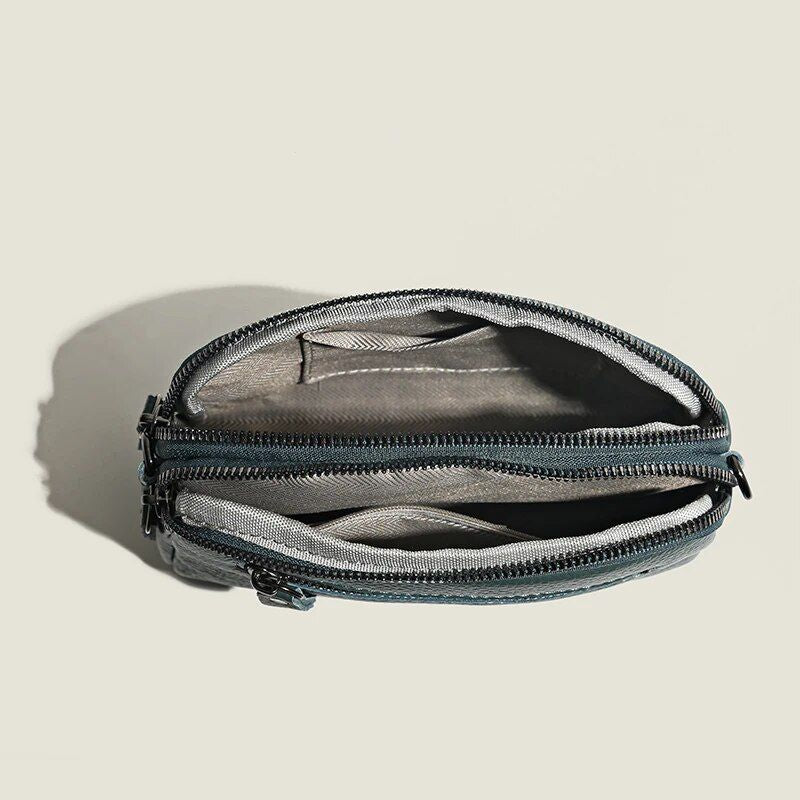 Genuine leather women's handbag, view 9 - MRSLM