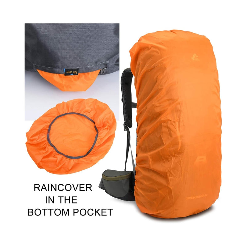 men's 60l waterproof hiking backpack, view 6 - MRSLM