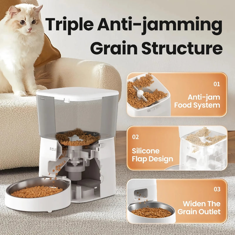 automatic smart dog feeder with wifi, view 9 - MRSLM
