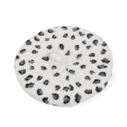 leopard knitted plush beret, view 5 - MRSLM