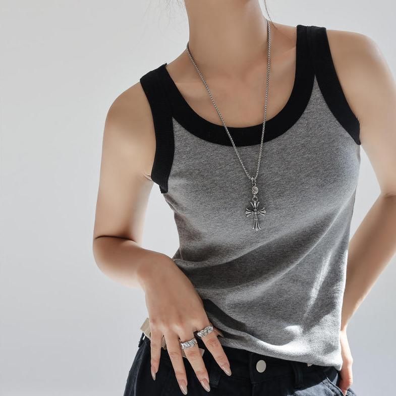 knitted ribbed camisole for women, view 16 - MRSLM