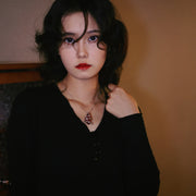 snake heart pendant necklace - MRSLM