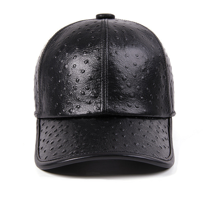Men's cowhide baseball hat, view 4 - MRSLM