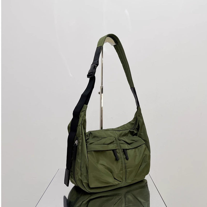 nylon crossbody bag, view 3 - MRSLM