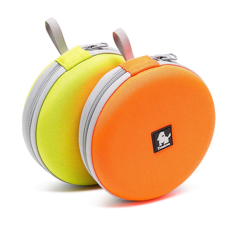 collapsible double dog bowl, view 4 - MRSLM