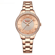 Women's casual steel strap quartz watch, view 4 - MRSLM