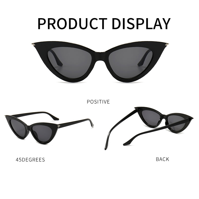 retro cat eye sunglasses, view 12 - MRSLM
