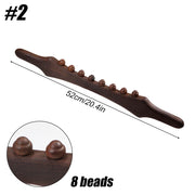 natural wood gua sha scraping stick, view 3 - MRSLM