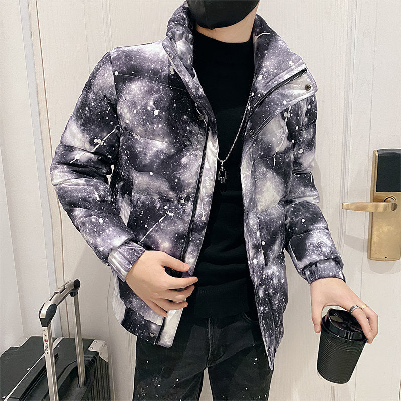 Korean Style Handsome Padded Clothes Thickened Trend Cotton Clothes