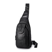 men's retro cowhide messenger bag, view 2 - MRSLM