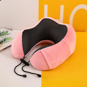 U-shaped memory foam travel pillow, view 3 - MRSLM