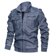 men's PU leather coat, view 5 - MRSLM