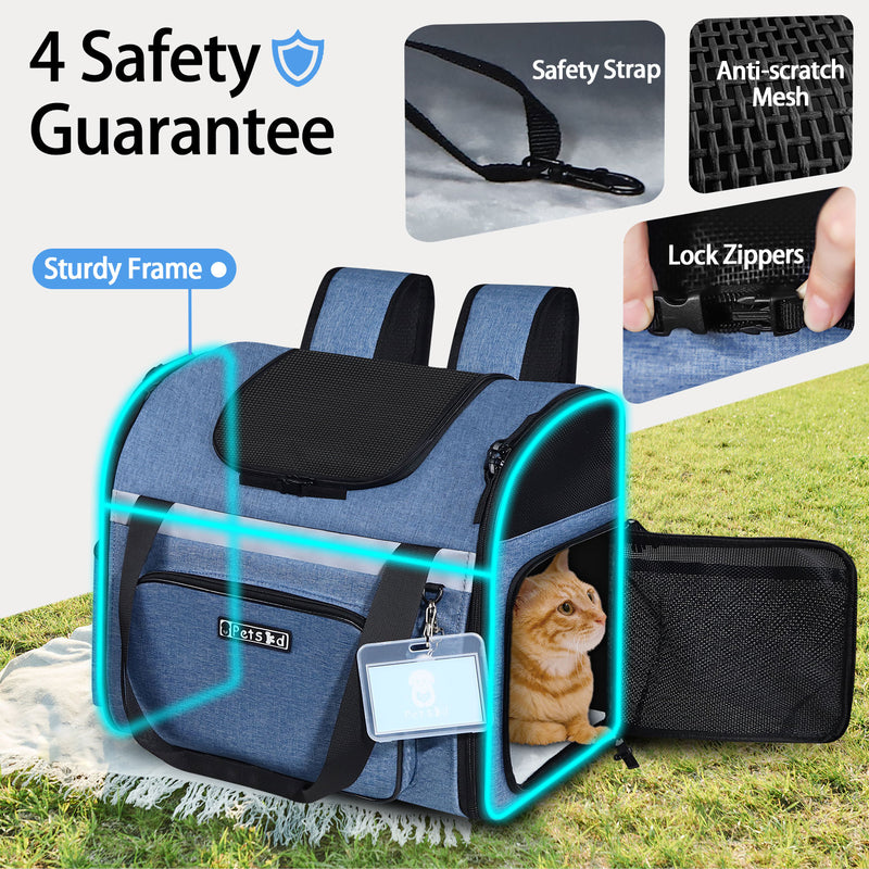 Pet backpack carrier, view 4 - MRSLM
