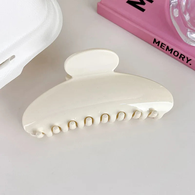 semicircle acrylic hair claw, view 2 - MRSLM